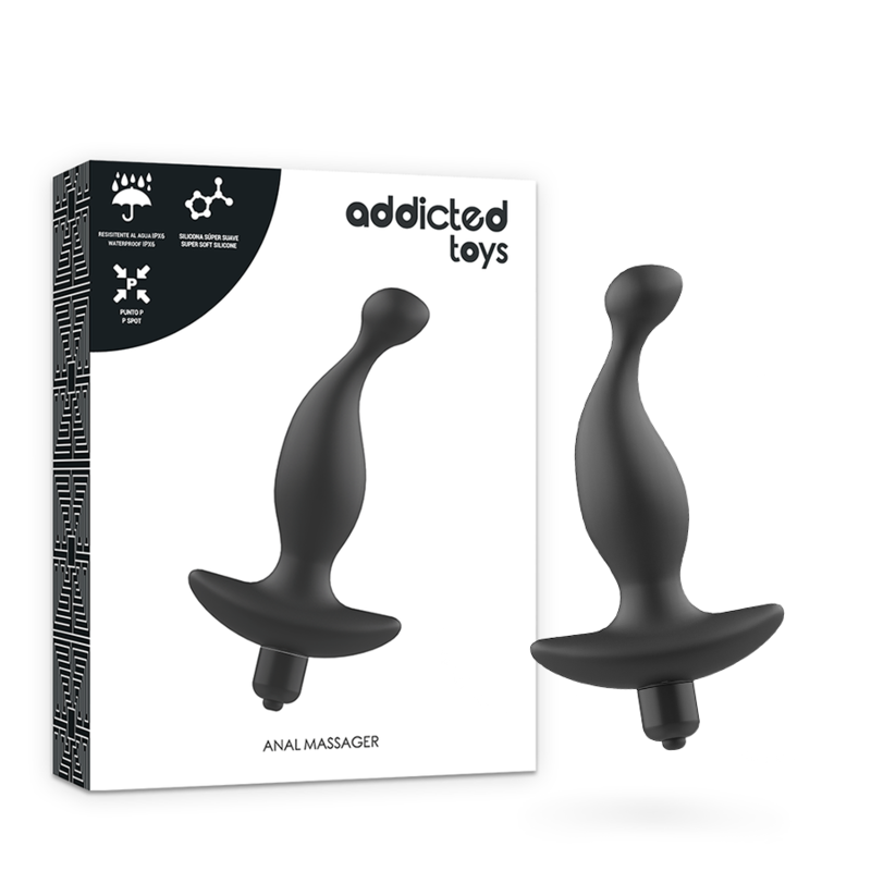 Addicted Toys - Masseur Anal Avec Vibration Noire Modèle 1